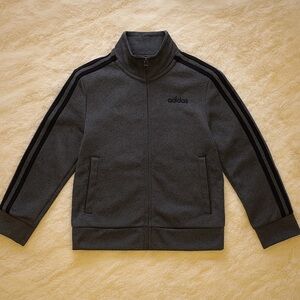 Adidas Kids Charcoal Track Jacket